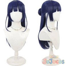 画像1: キュアウインク/蒼風なな　コスプレウィッグ　キミとアイドルプリキュア♪　コスプレ鬘　JUJUcosplay (1)