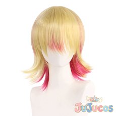 画像2: 鏡音リン　Muse Dash　コラボ衣装　コスプレウィッグ　Vocaloid　コスプレ鬘　JUJUcosplay (2)