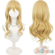 画像1: 藍原柚子　巻き髪　コスプレウィッグ　citrus　コスプレ鬘　JUJUcosplay (1)