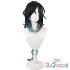 画像2: 白黒無常(范無咎)　6周年　コスプレウィッグ　IdentityV 第五人格　コスプレ鬘　JUJUcosplay (2)