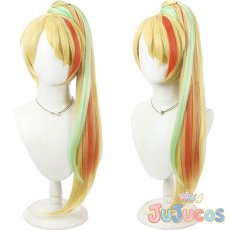 画像1: 二階堂サキ　コスプレウィッグ　ゾンビランドサガ　コスプレ鬘　JUJUcosplay (1)