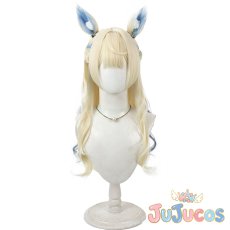 画像2: VTuber　Fuwawa Abyssgard(フワワ・アビスガード)　カジュアル衣装　コスプレウィッグ　バーチャルYouTuber　コスプレ鬘　JUJUcosplay (2)