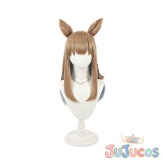 画像2: アーモンドアイ　勝負服　コスプレウィッグ　ウマ娘プリティーダービー　コスプレ鬘　JUJUcosplay (2)