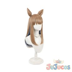 画像4: アーモンドアイ　勝負服　コスプレウィッグ　ウマ娘プリティーダービー　コスプレ鬘　JUJUcosplay (4)