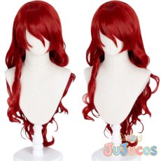 画像1: 桐条美鶴　コスプレウィッグ　ペルソナ3　コスプレ鬘　JUJUcosplay (1)