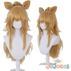 画像1: シージ　コスプレウィッグ　アークナイツ　コスプレ鬘　JUJUcosplay (1)