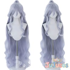 画像1: ラケラマリン　コスプレウィッグ　アークナイツ　コスプレ鬘　JUJUcosplay (1)