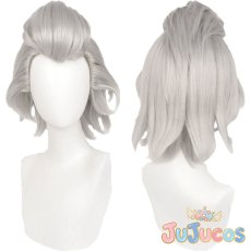 画像1: 第4期　Dr.ゼノ　コスプレウィッグ　Dr.STONE　コスプレ鬘　JUJUcosplay (1)