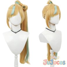 画像1: VTuber　立伝都々　コスプレウィッグ　バーチャルYouTuber　コスプレ鬘　JUJUcosplay (1)