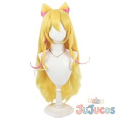 画像2: 咲良うた　キュアアイドル　コスプレウィッグ　キミとアイドルプリキュア♪　コスプレ鬘　JUJUcosplay (2)