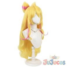 画像3: 咲良うた　キュアアイドル　コスプレウィッグ　キミとアイドルプリキュア♪　コスプレ鬘　JUJUcosplay (3)