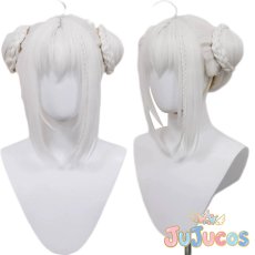 画像1: VTuber　白上フブキ　キング衣装　コスプレウィッグ　バーチャルYouTuber　コスプレ鬘　JUJUcosplay (1)