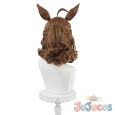 画像3: ジャングルポケット　制服　コスプレウィッグ　ウマ娘プリティーダービー　コスプレ鬘　JUJUcosplay (3)