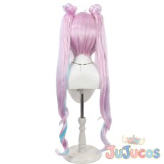 画像4: 紫雨こころ　キュアキュンキュン　コスプレウィッグ　キミとアイドルプリキュア♪　コスプレ鬘　JUJUcosplay (4)