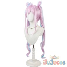 画像5: 紫雨こころ　キュアキュンキュン　コスプレウィッグ　キミとアイドルプリキュア♪　コスプレ鬘　JUJUcosplay (5)