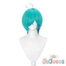 画像1: 院瀬見ティナ　コスプレウィッグ　ロックは淑女の嗜みでして　コスプレ鬘　JUJUcosplay (1)