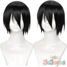 画像1: 新門紅丸　コスプレウィッグ　炎炎ノ消防隊　コスプレ鬘　JUJUcosplay (1)