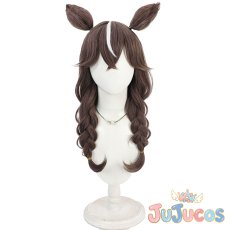 画像2: カレンブーケドール　勝負服　コスプレウィッグ　ウマ娘プリティーダービー　コスプレ鬘　JUJUcosplay (2)