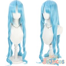 画像1: 来海えりか(キュアマリン)　キュアマリン　コスプレウィッグ　ハートキャッチプリキュア!　コスプレ鬘　JUJUcosplay (1)