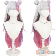 画像1: Vtuber　紫咲シオン　メイド風衣装　コスプレウィッグ　バーチャルYouTuber　コスプレ鬘　JUJUcosplay (1)