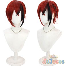 画像1: リドル・ローズハート　夢の反逆者　コスプレウィッグ　ツイステッドワンダーランド　コスプレ鬘　JUJUcosplay (1)