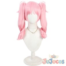 画像2: 藍井撫子　コスプレウィッグ　学園アイドルマスター　コスプレ鬘　JUJUcosplay (2)