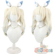 画像1: VTuber　Fuwawa Abyssgard（フワワ・アビスガード）　カジュアル衣装　コスプレウィッグ　バーチャルYouTuber　コスプレ鬘　JUJUcosplay (1)