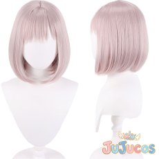 画像1: FGO　マシュ・キリエライト　コスプレウィッグ　Fate/Grand Order　コスプレ鬘　JUJUcosplay (1)