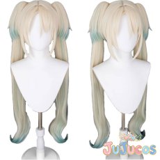 画像1: 大沢瑠璃乃　コスプレウィッグ　ラブライブ！蓮ノ空女学院スクールアイドルクラブ　コスプレ鬘　JUJUcosplay (1)