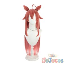 画像2: VTuber　獅子堂あかり　戦闘服　コスプレウィッグ　バーチャルYouTuber　コスプレ鬘　JUJUcosplay (2)