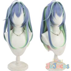 画像1: VTuber　涼海ネモ　コスプレウィッグ　バーチャルYouTuber　コスプレ鬘　JUJUcosplay (1)