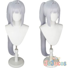 画像1: 月雪ミヤコ　コスプレウィッグ　ブルーアーカイブ　コスプレ鬘　JUJUcosplay (1)