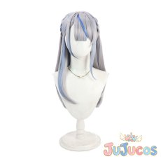 画像2: Vtuber　雨海ルカ　コスプレウィッグ　バーチャルYouTuber　コスプレ鬘　JUJUcosplay (2)