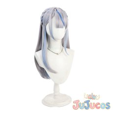 画像3: Vtuber　雨海ルカ　コスプレウィッグ　バーチャルYouTuber　コスプレ鬘　JUJUcosplay (3)