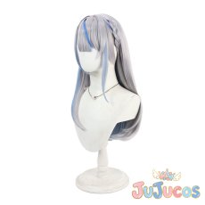 画像4: Vtuber　雨海ルカ　コスプレウィッグ　バーチャルYouTuber　コスプレ鬘　JUJUcosplay (4)