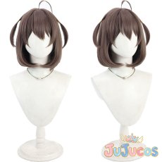 画像1: VTuber　夏色まつり　サブカルジャージ衣装　コスプレウィッグ　バーチャルYouTuber　コスプレ鬘　JUJUcosplay (1)