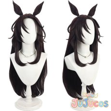 画像1: スピードシンボリ　コスプレウィッグ　ウマ娘プリティーダービー　コスプレ鬘　JUJUcosplay (1)