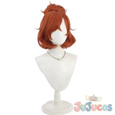 画像3: 春野はるか(キュアフローラ)　制服　コスプレウィッグ　Go!プリンセスプリキュア　コスプレ鬘　JUJUcosplay (3)