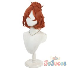 画像4: 春野はるか(キュアフローラ)　制服　コスプレウィッグ　Go!プリンセスプリキュア　コスプレ鬘　JUJUcosplay (4)