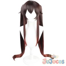 画像2: 胡桃(フータオ）　コスプレウィッグ　原神(げんしん)　コスプレ鬘　JUJUcosplay (2)