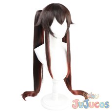 画像3: 胡桃(フータオ）　コスプレウィッグ　原神(げんしん)　コスプレ鬘　JUJUcosplay (3)