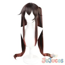 画像4: 胡桃(フータオ）　コスプレウィッグ　原神(げんしん)　コスプレ鬘　JUJUcosplay (4)