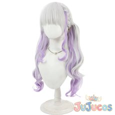 画像4: VTuber　紫咲シオン　部屋着　コスプレウィッグ　バーチャルYouTuber　コスプレ鬘　JUJUcosplay (4)