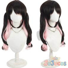 画像1: VTuber　花芽なずな　第6衣装【セーラー風】　コスプレウィッグ　バーチャルYouTuber　コスプレ鬘　JUJUcosplay (1)