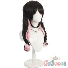 画像3: VTuber　花芽なずな　第6衣装【セーラー風】　コスプレウィッグ　バーチャルYouTuber　コスプレ鬘　JUJUcosplay (3)