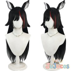 画像1: VTuber　大神ミオ　コスプレウィッグ　バーチャルYouTuber　コスプレ鬘　JUJUcosplay (1)