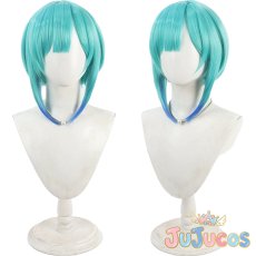 画像1: VTuber　潤羽るしあ　制服　コスプレウィッグ　バーチャルYouTuber　コスプレ鬘　JUJUcosplay (1)