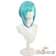 画像5: VTuber　潤羽るしあ　制服　コスプレウィッグ　バーチャルYouTuber　コスプレ鬘　JUJUcosplay (5)