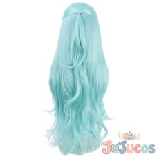 画像4: キュアアンジュ　ロングカールヘア　コスプレウィッグ　HUGっと!プリキュア　コスプレ鬘　JUJUcosplay (4)