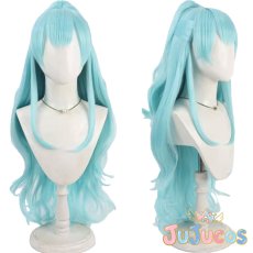 画像1: キュアアンジュ　コスプレウィッグ　HUGっと!プリキュア　コスプレ鬘　JUJUcosplay (1)